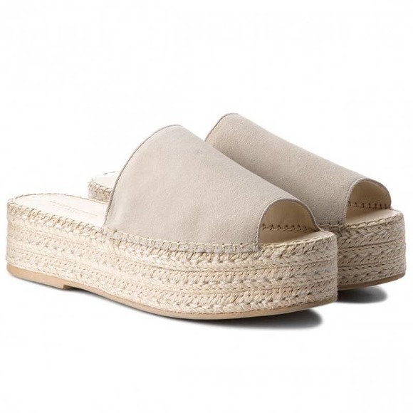 Vagabond Tan Suede Platform Espadrilles Sandals - Picture 3 of 12